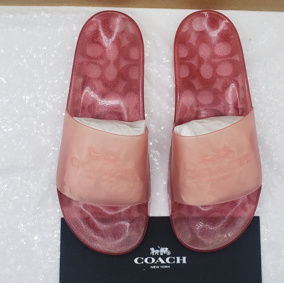 Coach Shoes Coach Ulyssa Slide In Candy Apple Candy Pink Poshmark